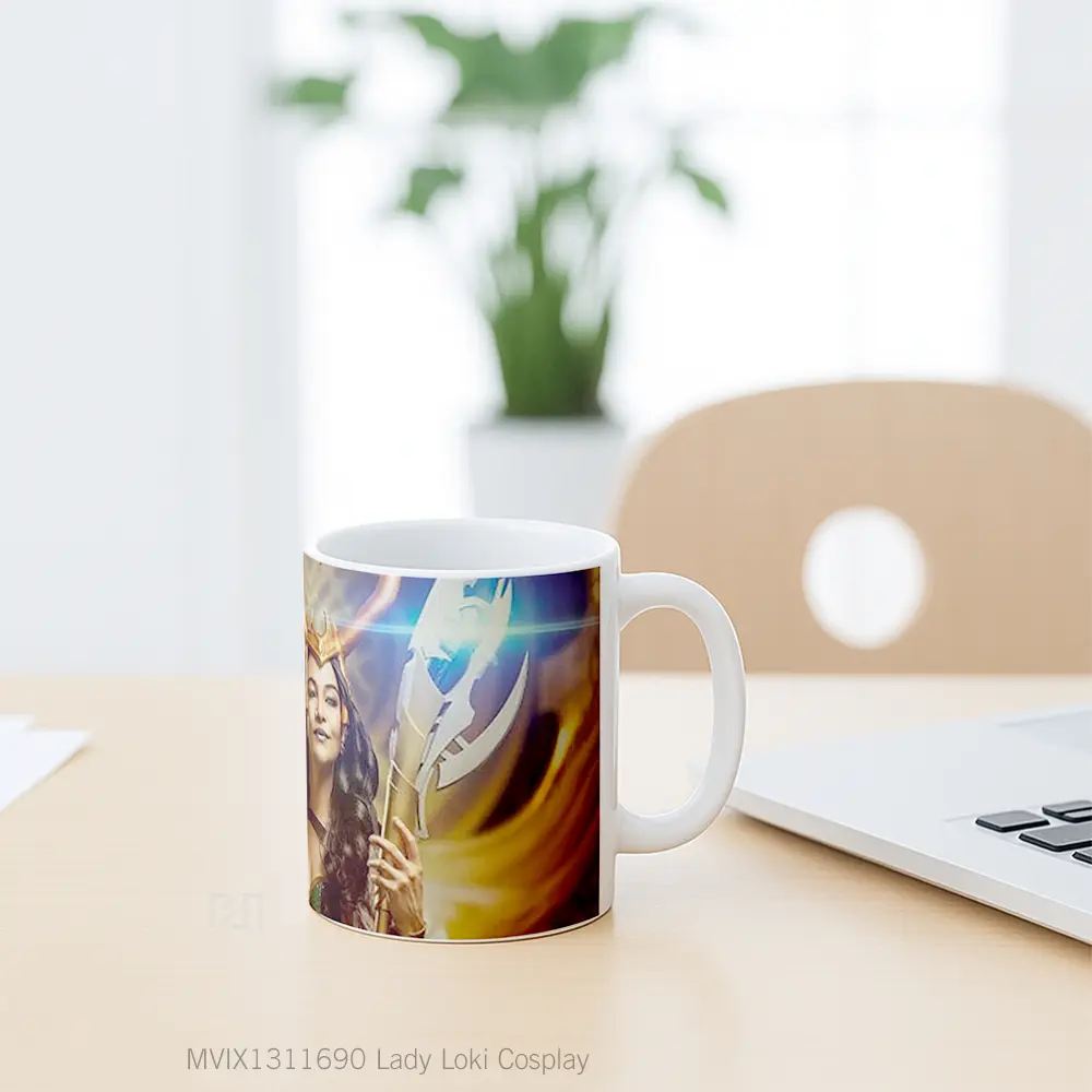 Mug Lady Loki Cosplay Gelas Superhero - All-side / Desain