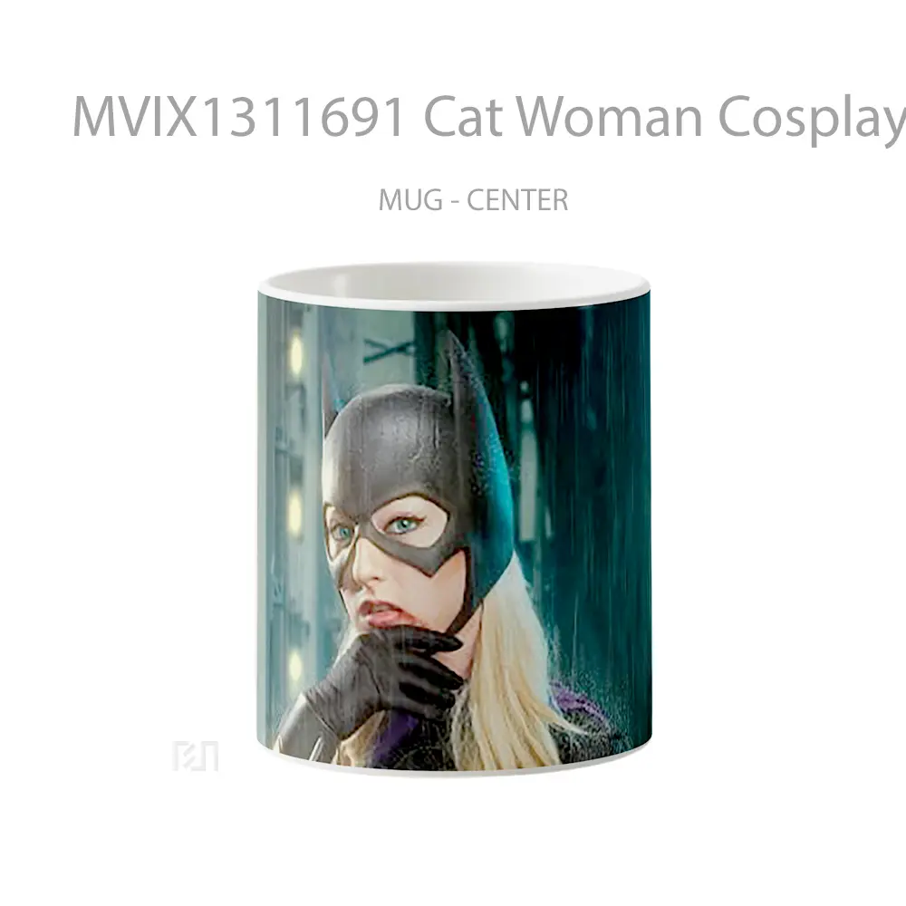 Mug Cat Woman Cosplay Gelas Hewan Lucu