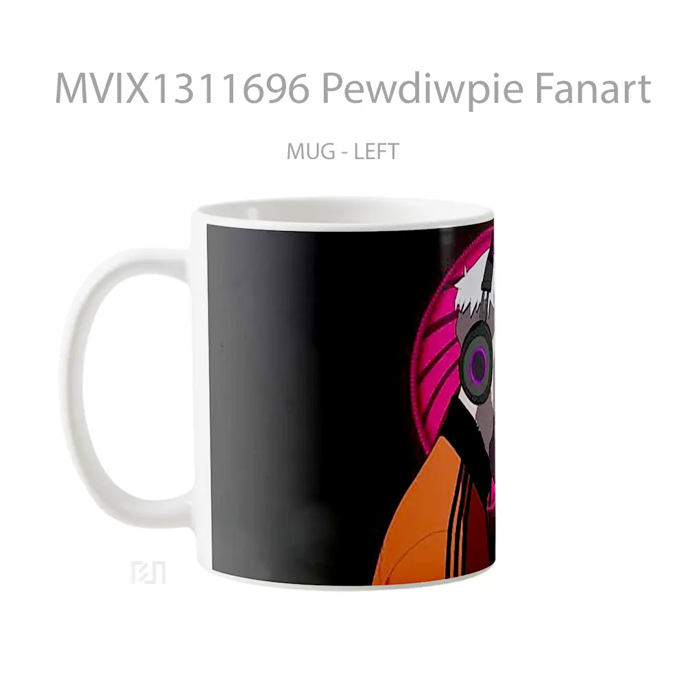 Mug Pewdiwpie Fanart Gelas Keramik Unik - All-side / Desain
