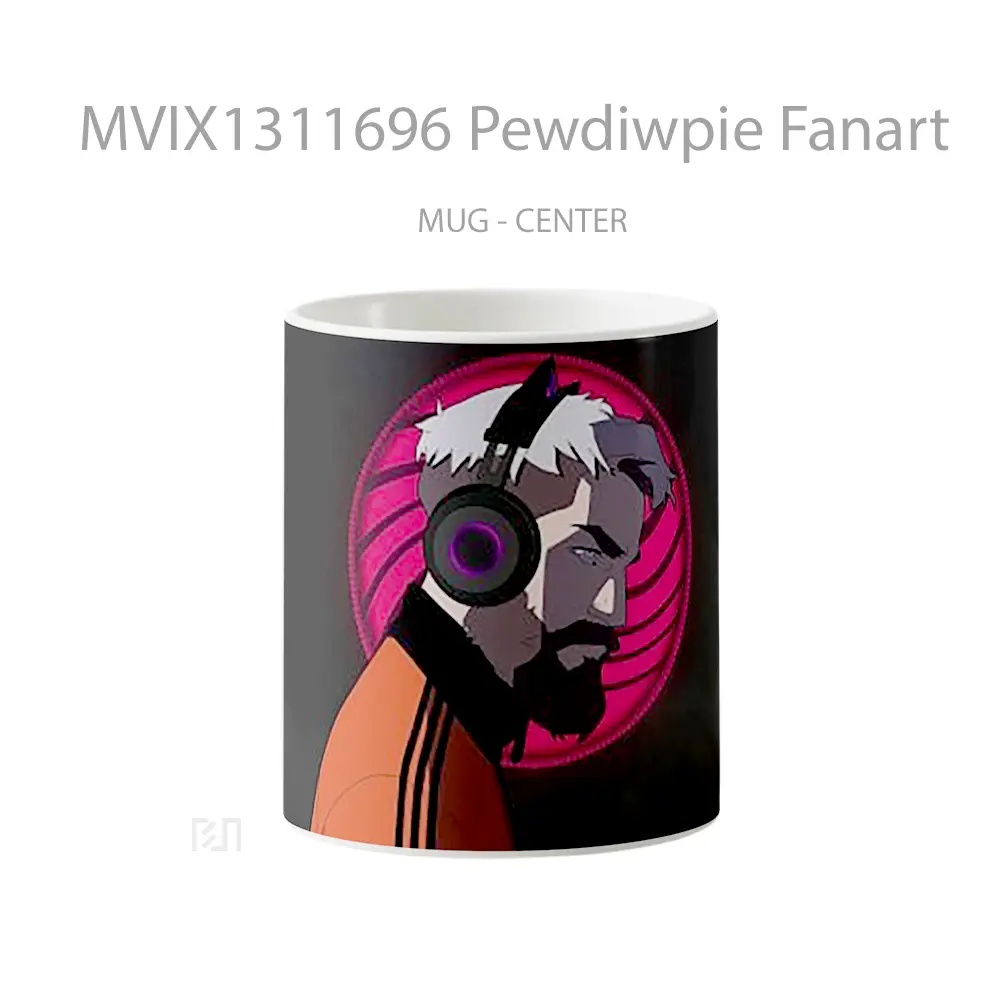 Mug Pewdiwpie Fanart Gelas Keramik Unik