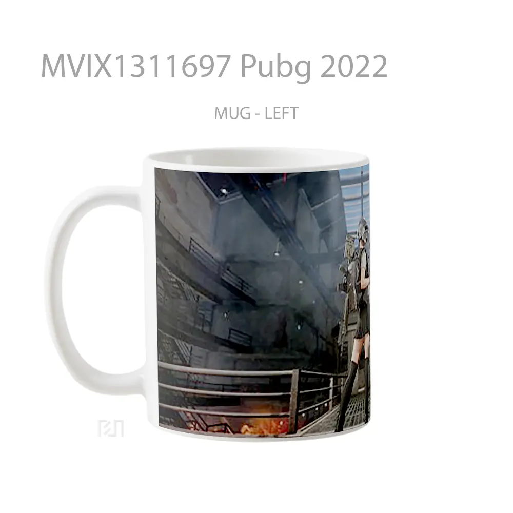 Mug Pubg 2022 Cangkir Gamer - All-side / Desain