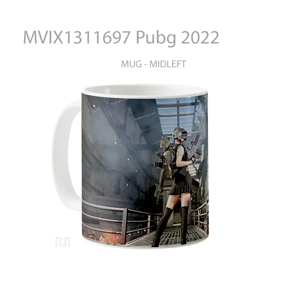 Mug Pubg 2022 Cangkir Gamer - All-side / Desain