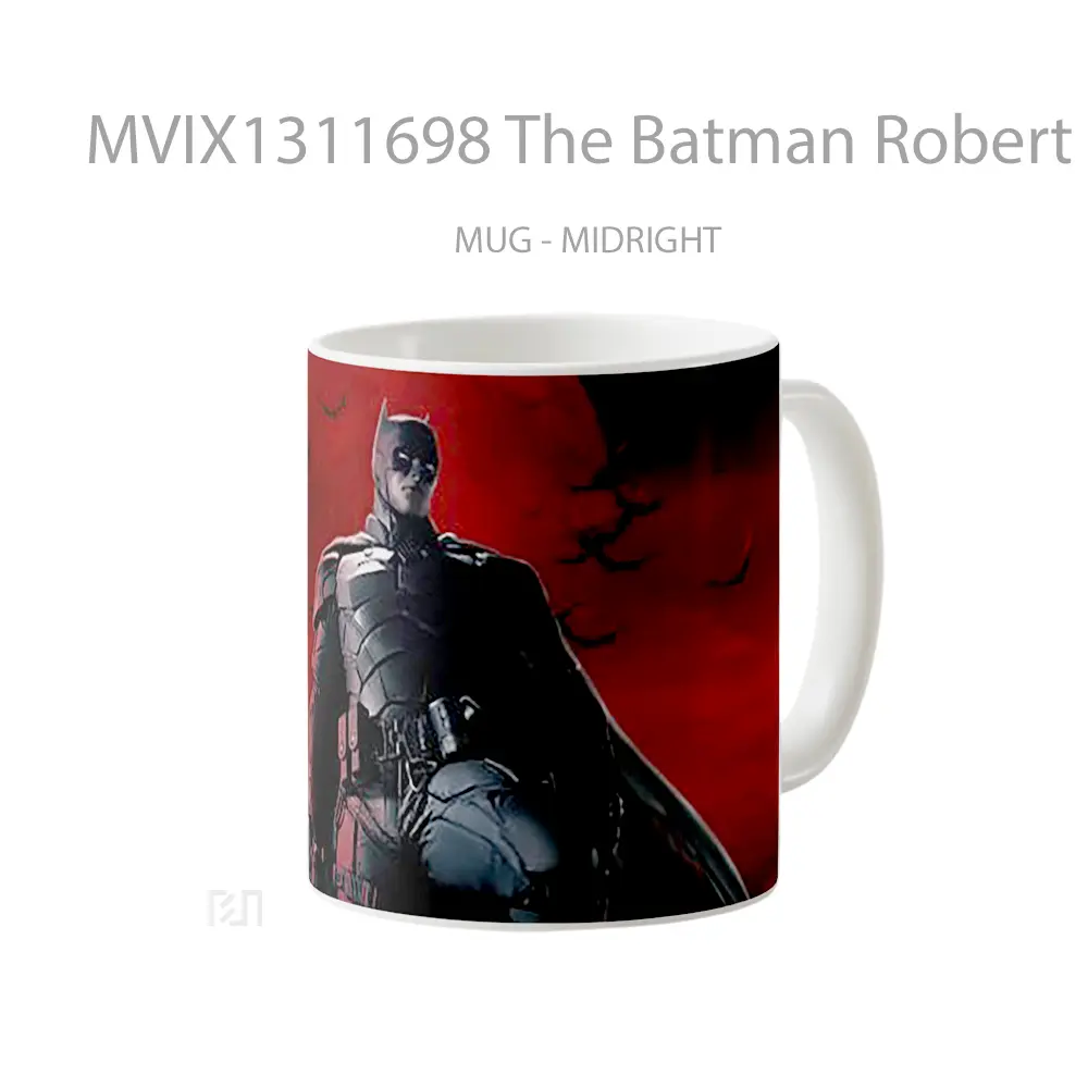 Mug The Batman Robert Pattinson Gelas Superhero - All-side / Desain