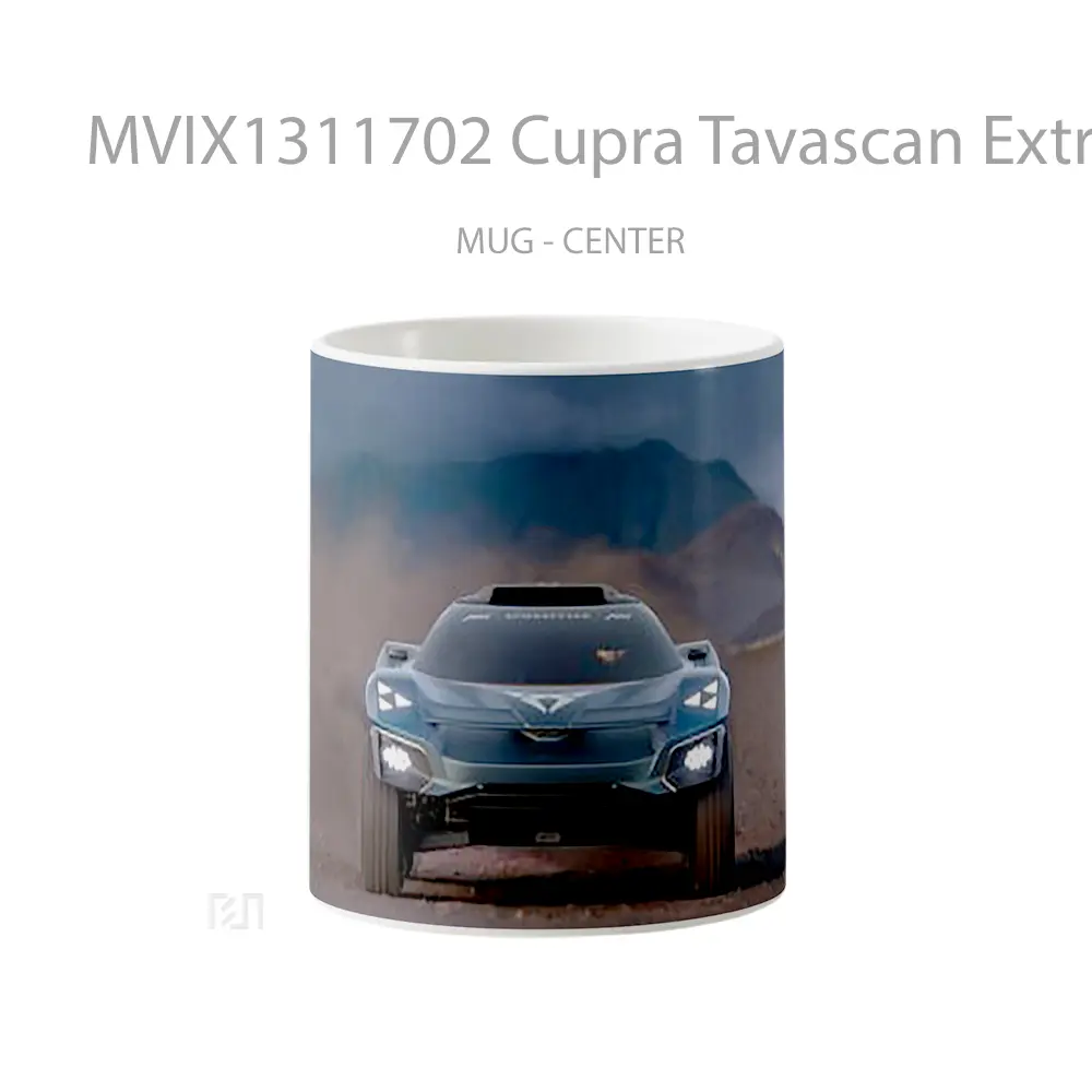 Mug Cupra Tavascan Extreme E Concept Offroading Gelas Keramik Unik