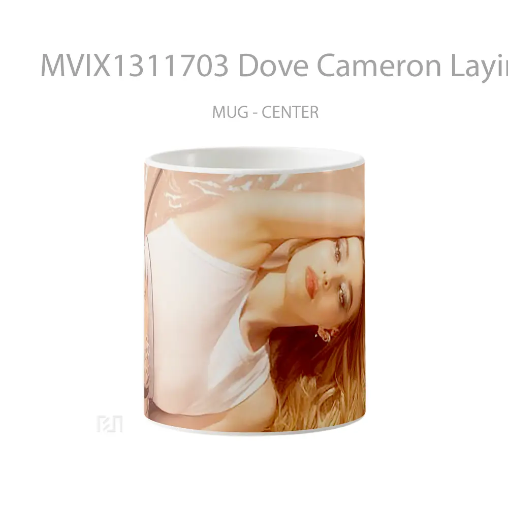 Mug Dove Cameron Laying Down Gelas Keramik Unik