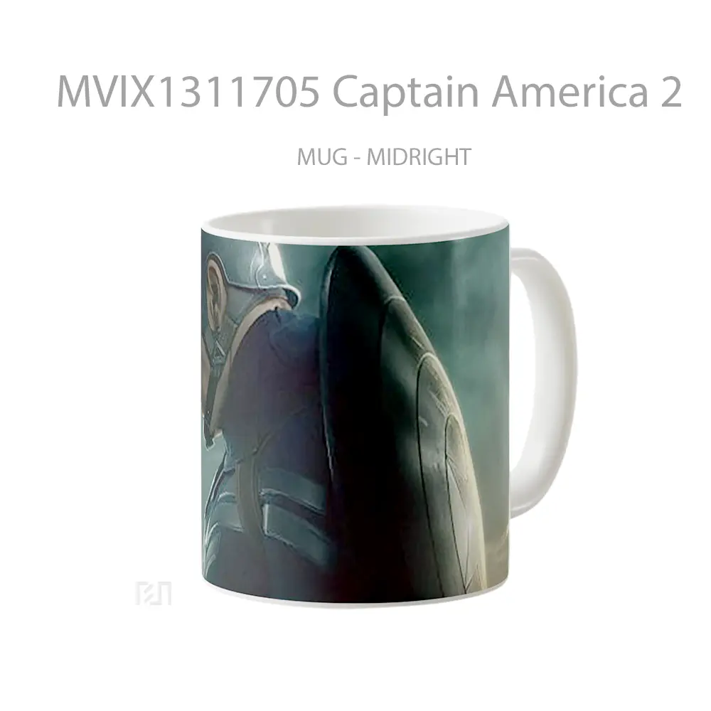 Mug Captain America 2 Gelas Superhero - All-side / Desain