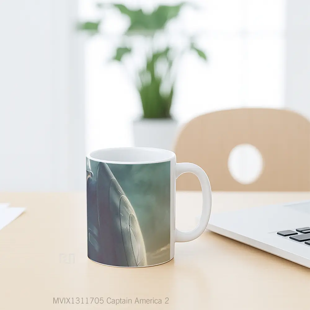 Mug Captain America 2 Gelas Superhero - All-side / Desain