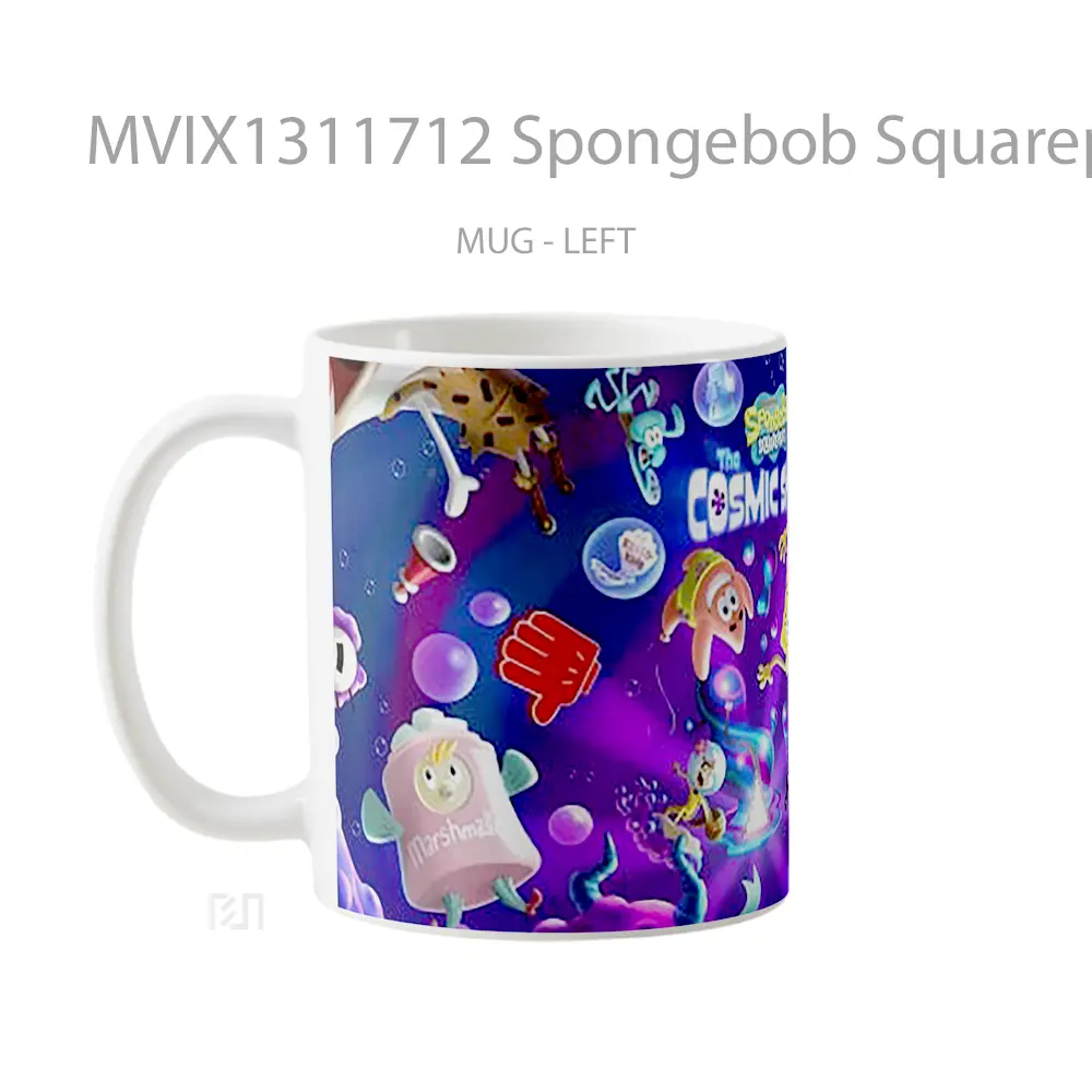 Mug Spongebob Squarepants The Cosmic Shake Movie Gelas Astronomi - All-side / Desain