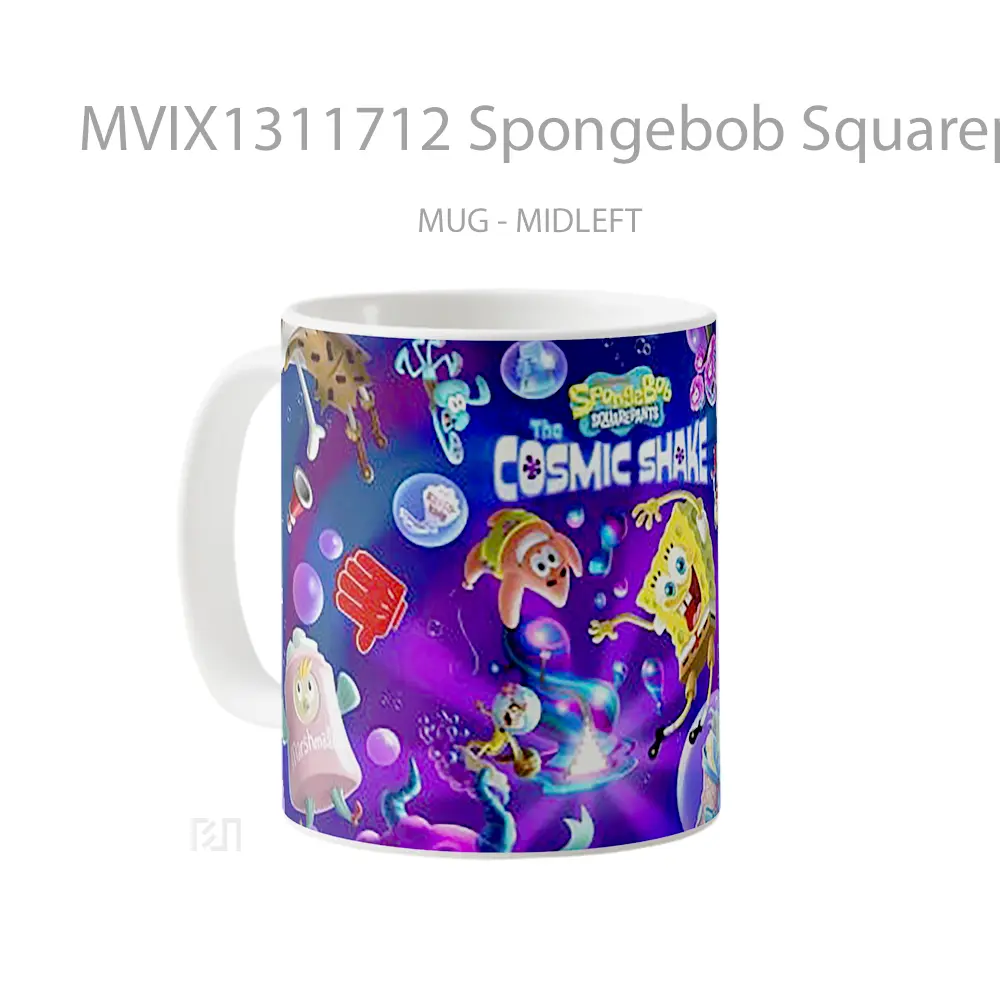 Mug Spongebob Squarepants The Cosmic Shake Movie Gelas Astronomi - All-side / Desain