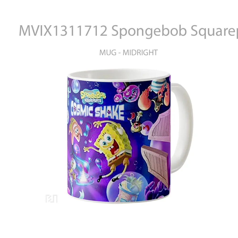 Mug Spongebob Squarepants The Cosmic Shake Movie Gelas Astronomi - All-side / Desain