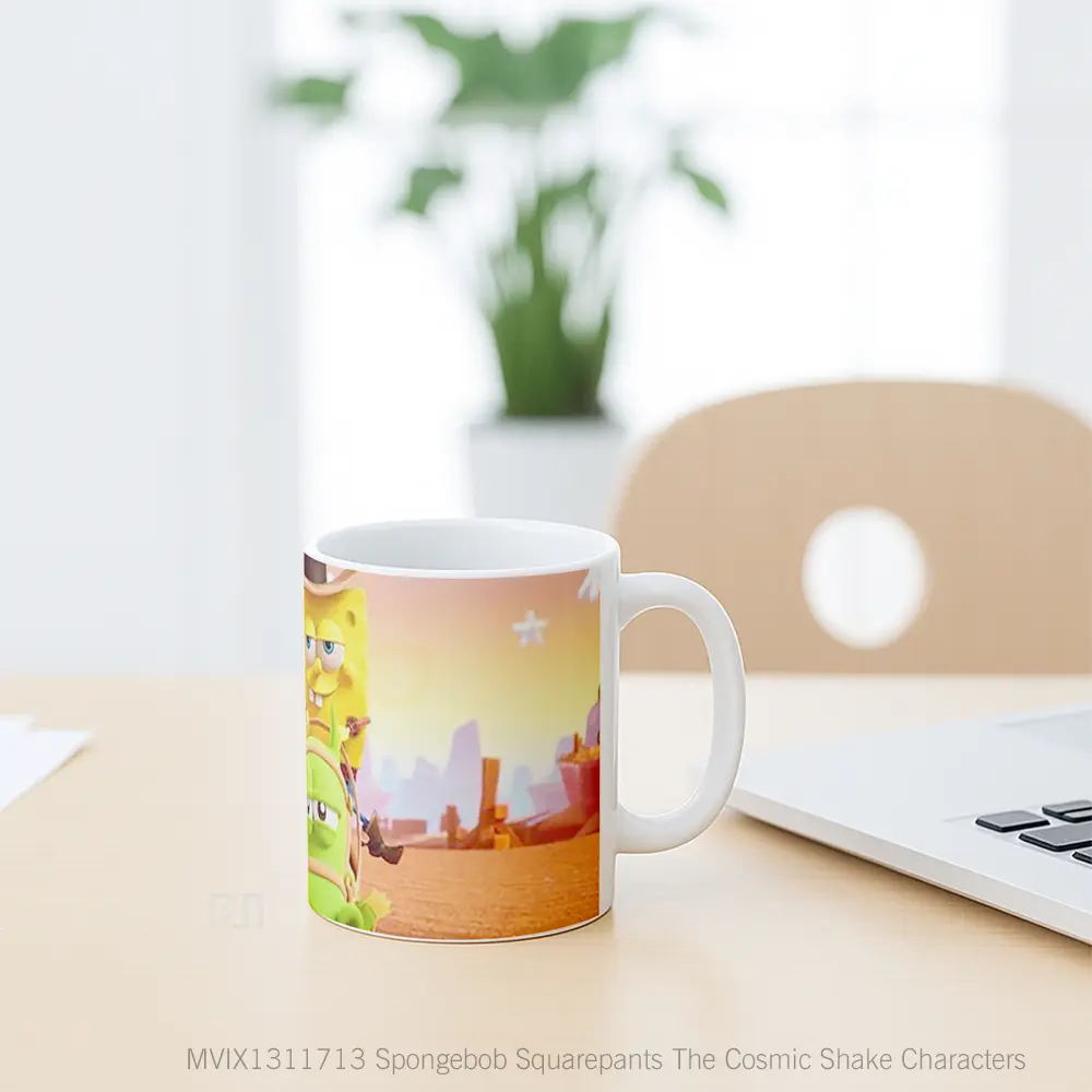 Mug Spongebob Squarepants The Cosmic Shake Characters Gelas Astronomi - All-side / Desain