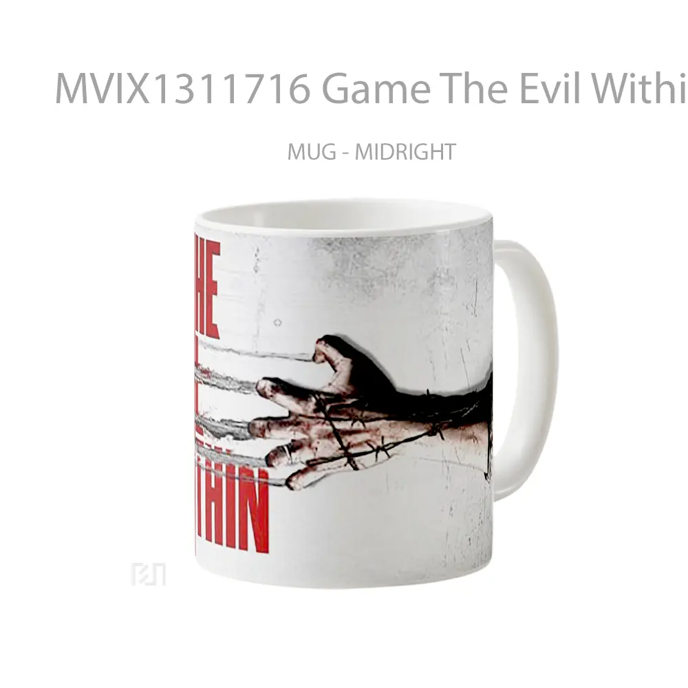 Mug Game The Evil Within 2014 Cangkir Gamer - All-side / Desain