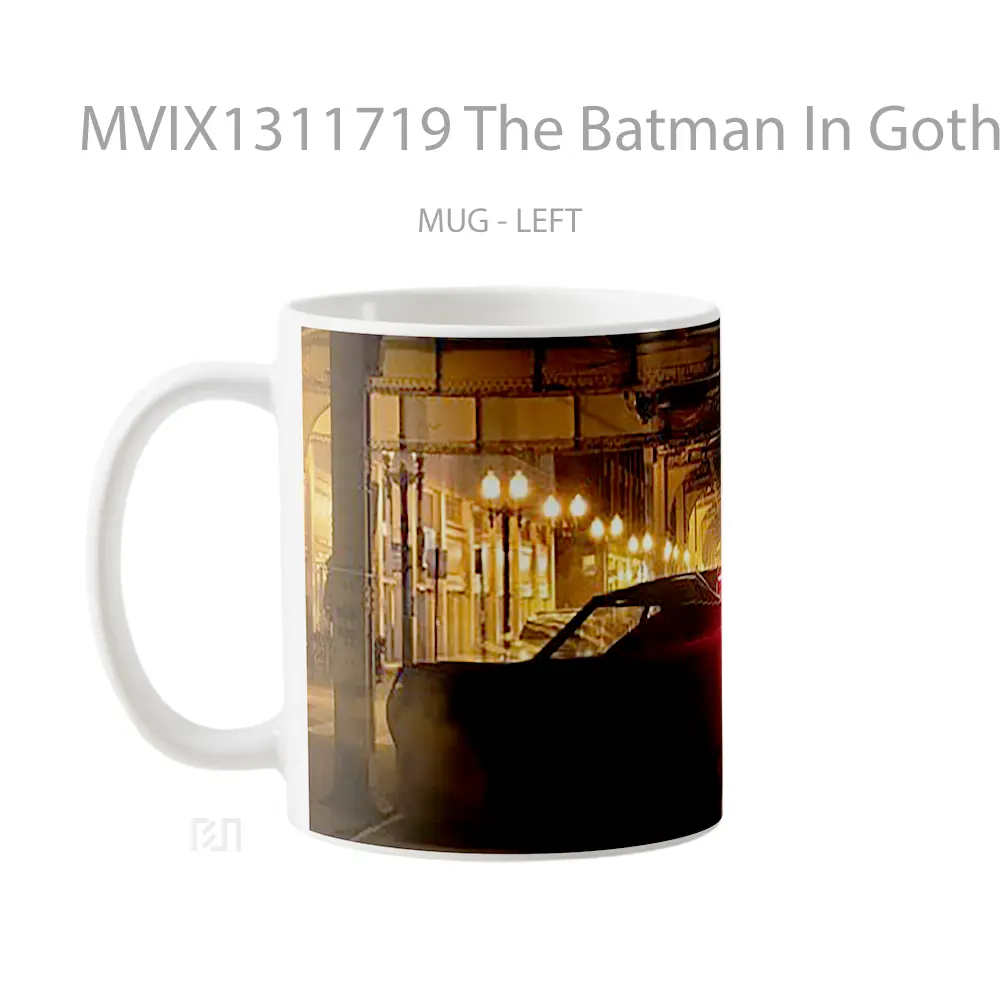 Mug The Batman In Gotham City Gelas Superhero - All-side / Desain