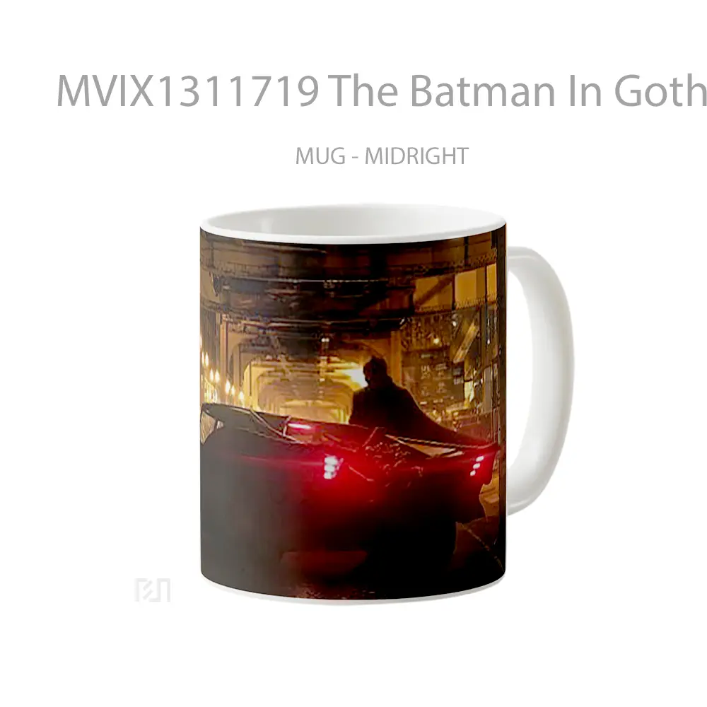 Mug The Batman In Gotham City Gelas Superhero - All-side / Desain