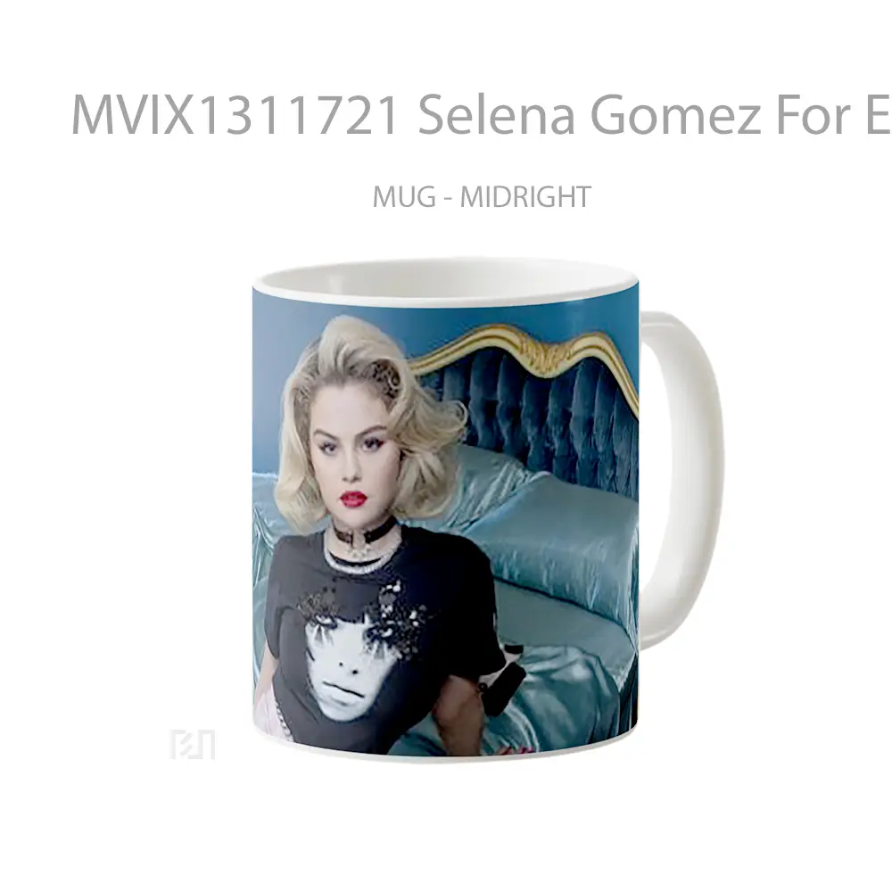 Mug Selena Gomez For Elle Magazine Gelas Selebriti - All-side / Desain