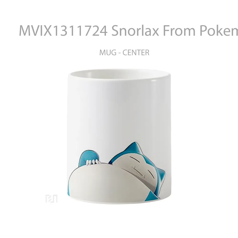Mug Snorlax From Pokemon Cangkir Anime