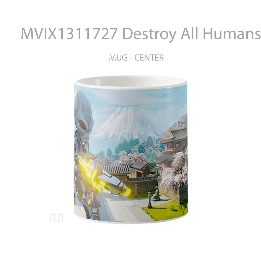 Mug Destroy All Humans 2 Game Cangkir Gamer