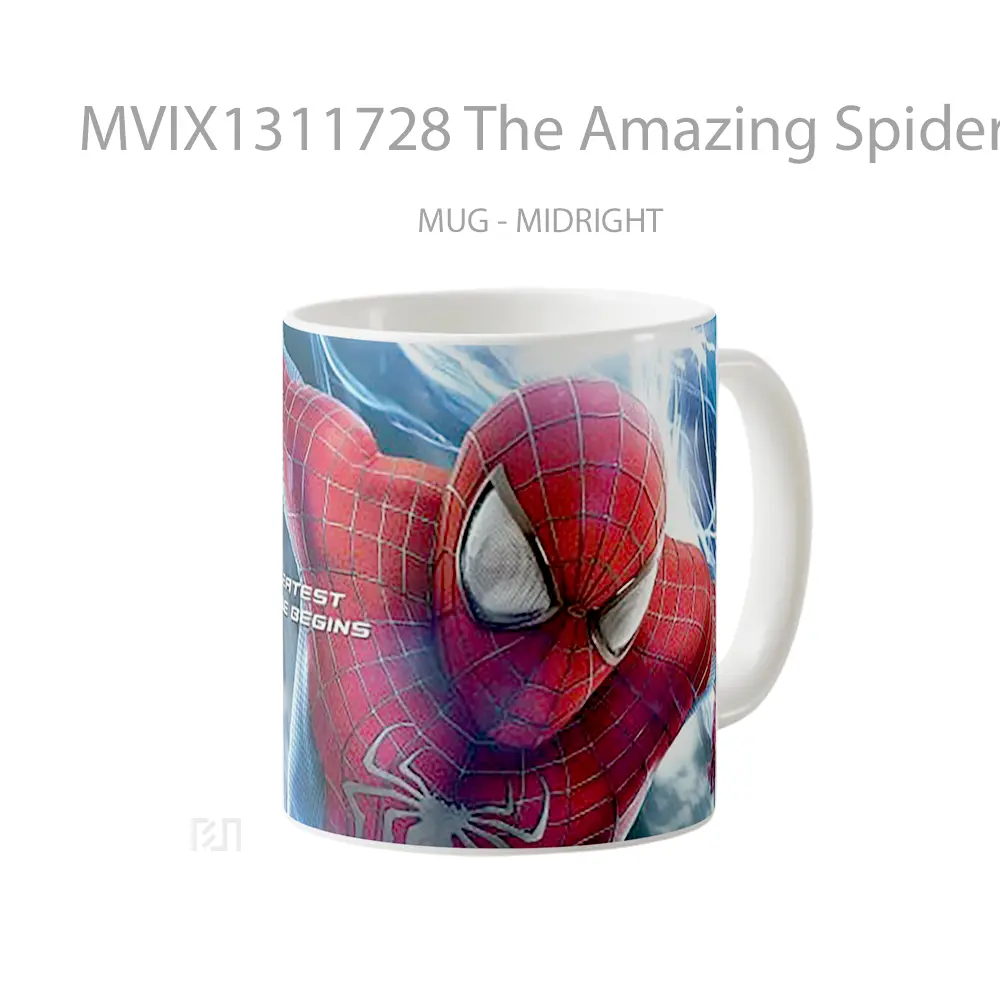 Mug The Amazing Spiderman Gelas Superhero - All-side / Desain