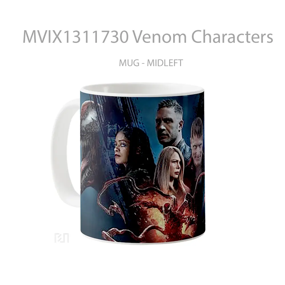 Mug Venom Characters Gelas Superhero - All-side / Desain