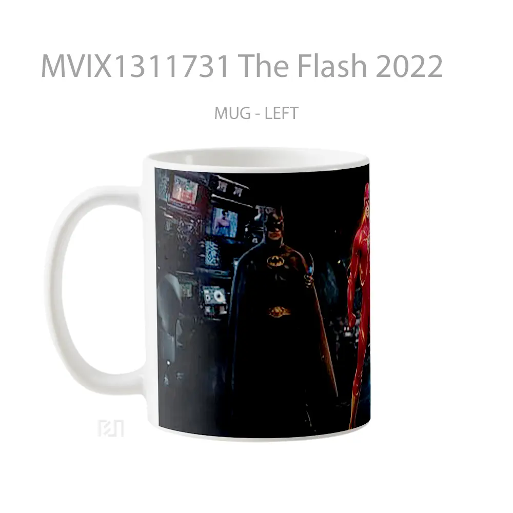 Mug The Flash 2022 Gelas Superhero - All-side / Desain