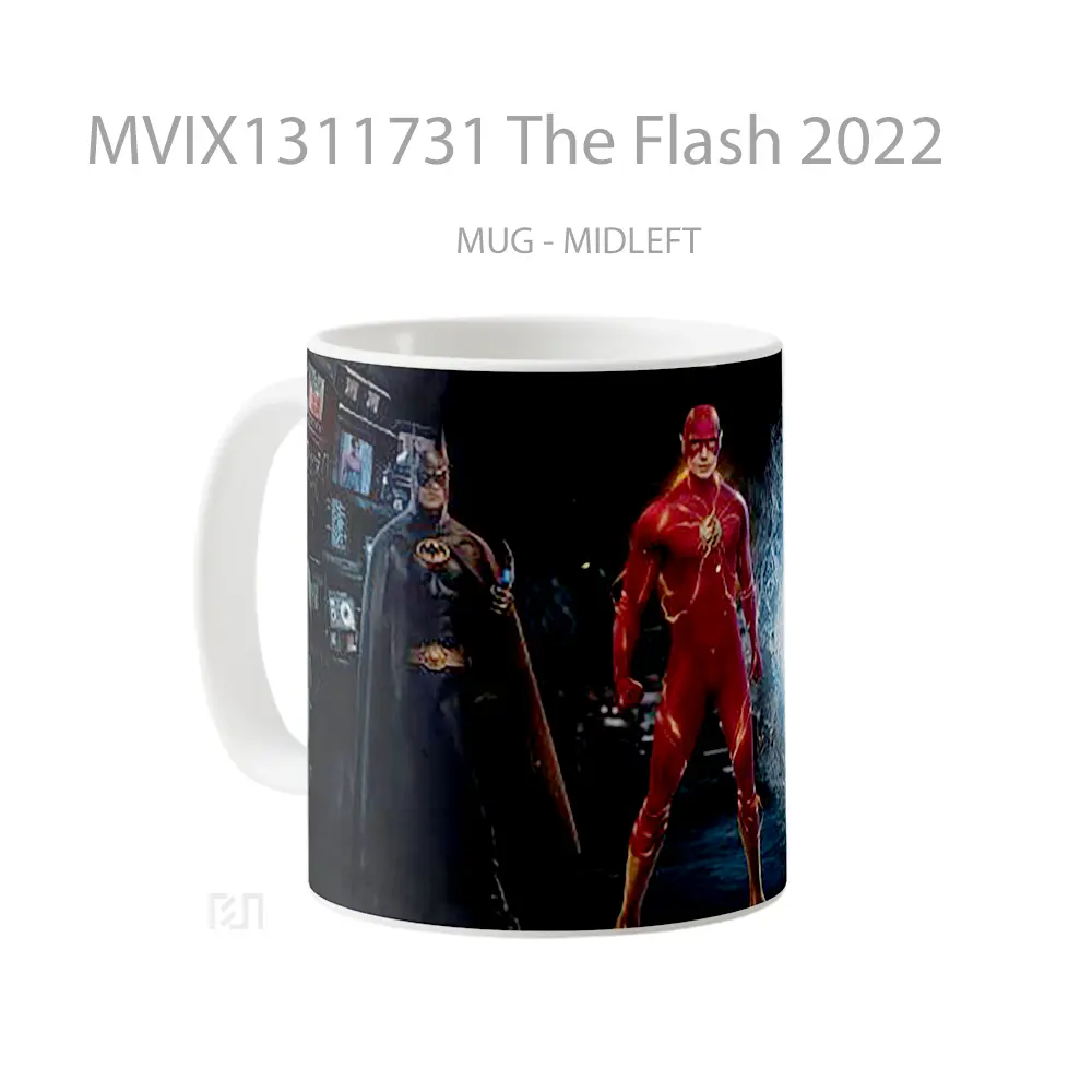 Mug The Flash 2022 Gelas Superhero - All-side / Desain