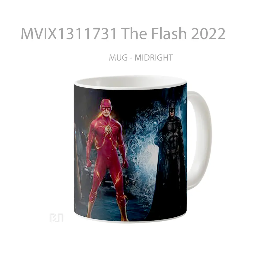 Mug The Flash 2022 Gelas Superhero - All-side / Desain