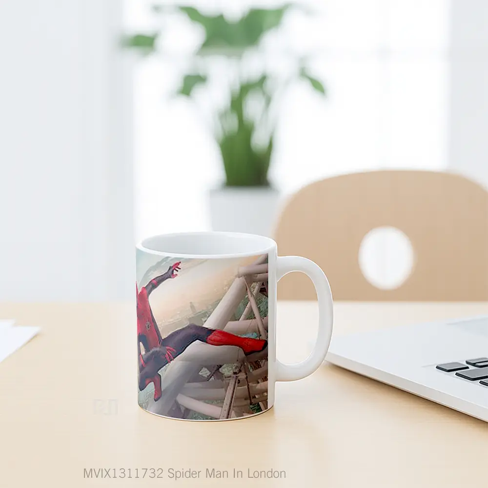 Mug Spider Man In London Gelas Superhero - All-side / Desain