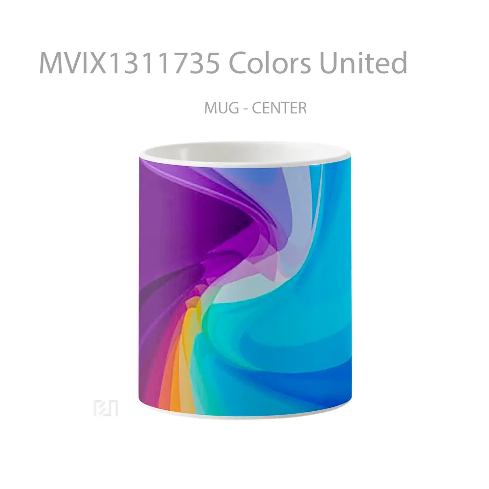 Mug Colors United Gelas Keramik Unik