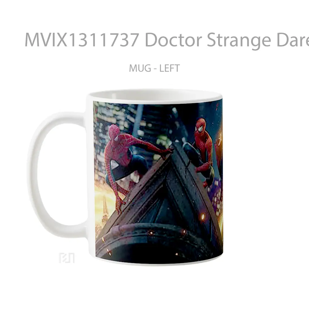 Mug Doctor Strange Daredevil And Spider Mans In No Way Home Gelas Superhero - All-side / Desain