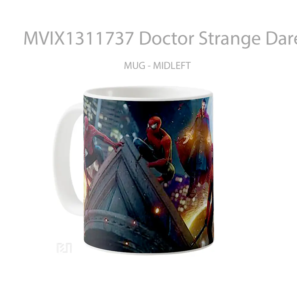Mug Doctor Strange Daredevil And Spider Mans In No Way Home Gelas Superhero - All-side / Desain