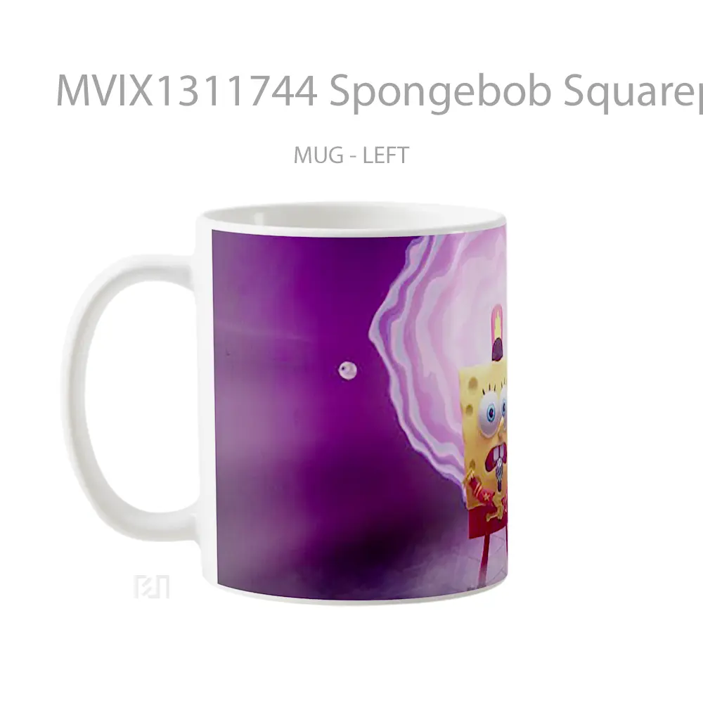 Mug Spongebob Squarepants Singing In The Cosmic Shake Gelas Astronomi - All-side / Desain