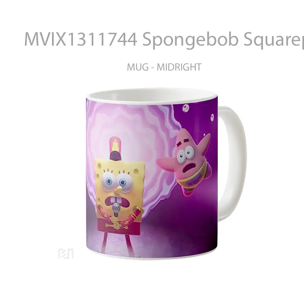 Mug Spongebob Squarepants Singing In The Cosmic Shake Gelas Astronomi - All-side / Desain