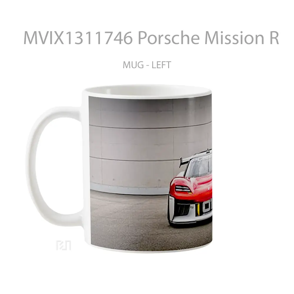 Mug Porsche Mission R Cangkir Mobil - All-side / Desain