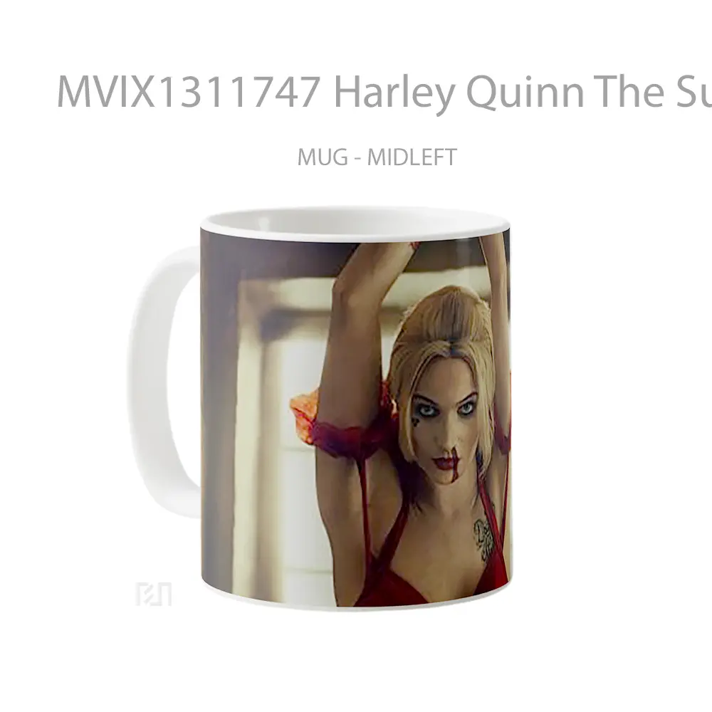 Mug Harley Quinn The Suicide Squad Cosplay Gelas Keramik Unik - All-side / Desain