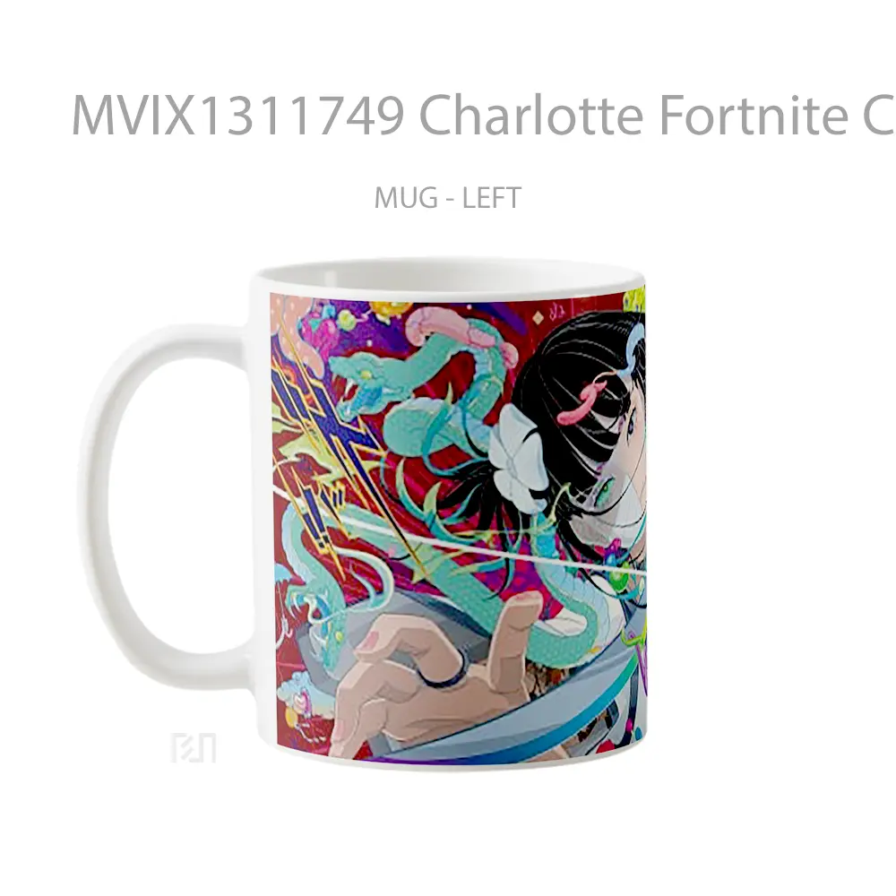 Mug Charlotte Fortnite Chapter 2 Season 8 Cangkir Gamer - All-side / Desain