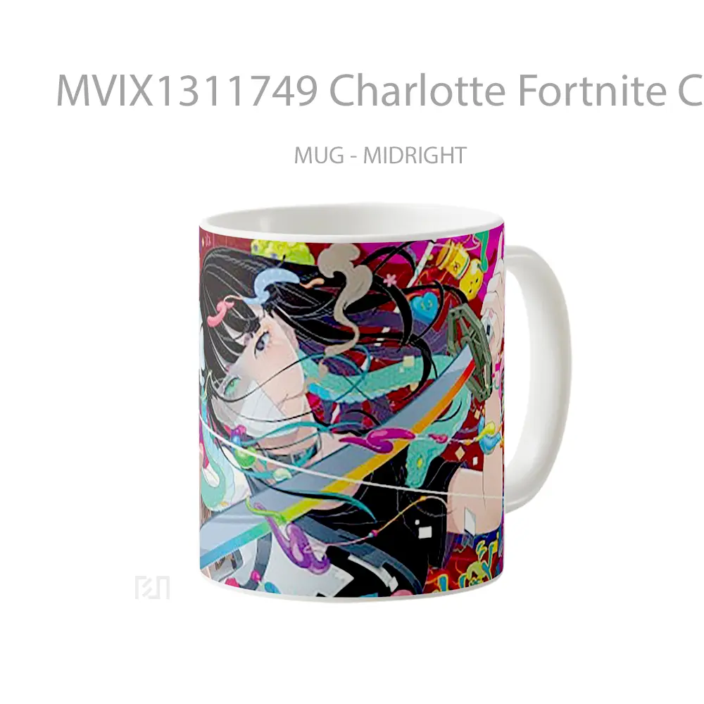Mug Charlotte Fortnite Chapter 2 Season 8 Cangkir Gamer - All-side / Desain