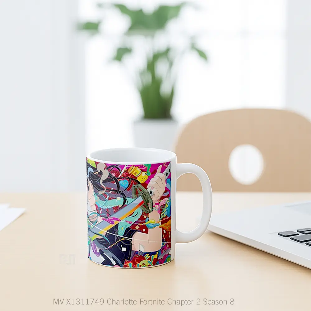 Mug Charlotte Fortnite Chapter 2 Season 8 Cangkir Gamer - All-side / Desain