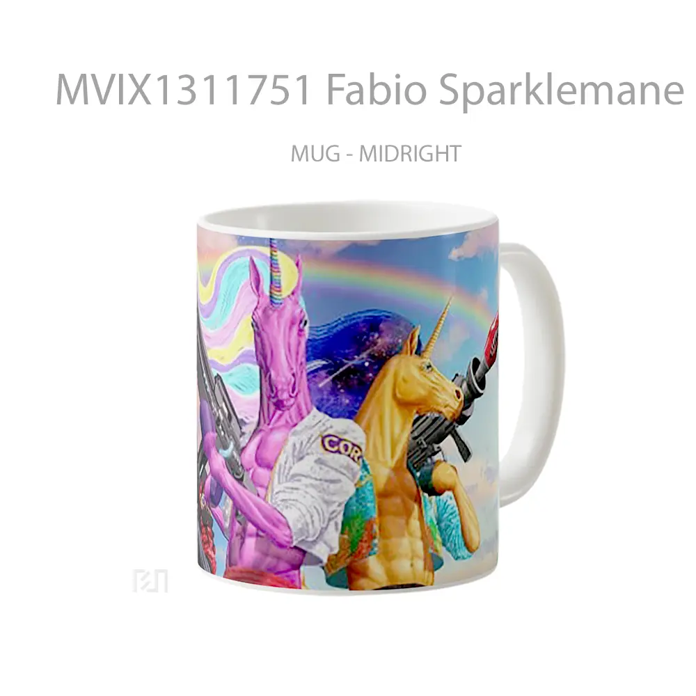 Mug Fabio Sparklemane Fortnite Chapter 2 Season 8 Cangkir Gamer - All-side / Desain