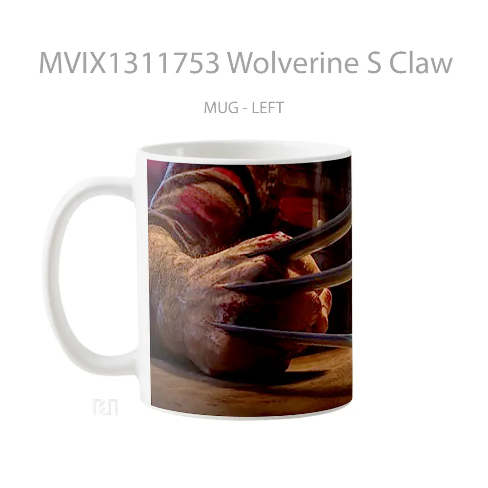 Mug Wolverine S Claw Gelas Superhero - All-side / Desain