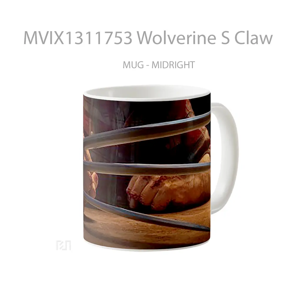 Mug Wolverine S Claw Gelas Superhero - All-side / Desain