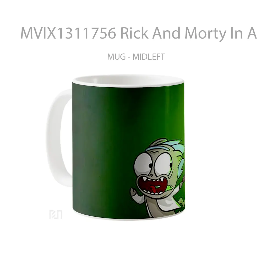 Mug Rick And Morty In Another Dimension Gelas Kartun - All-side / Desain