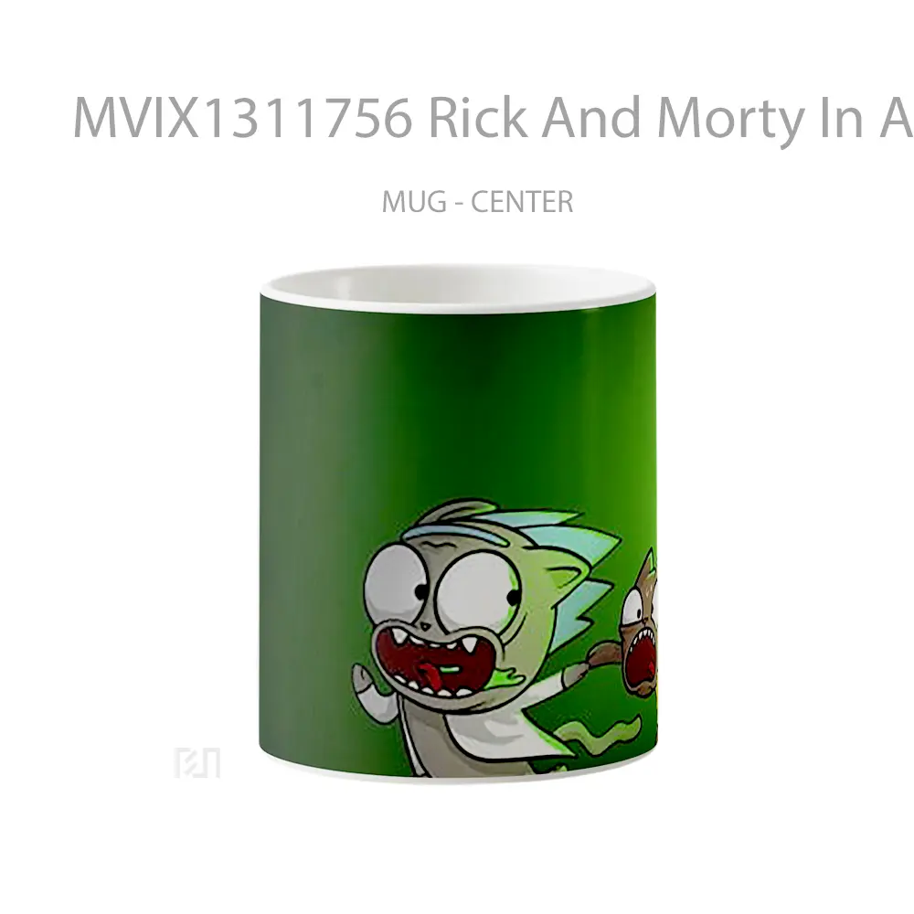 Mug Rick And Morty In Another Dimension Gelas Kartun