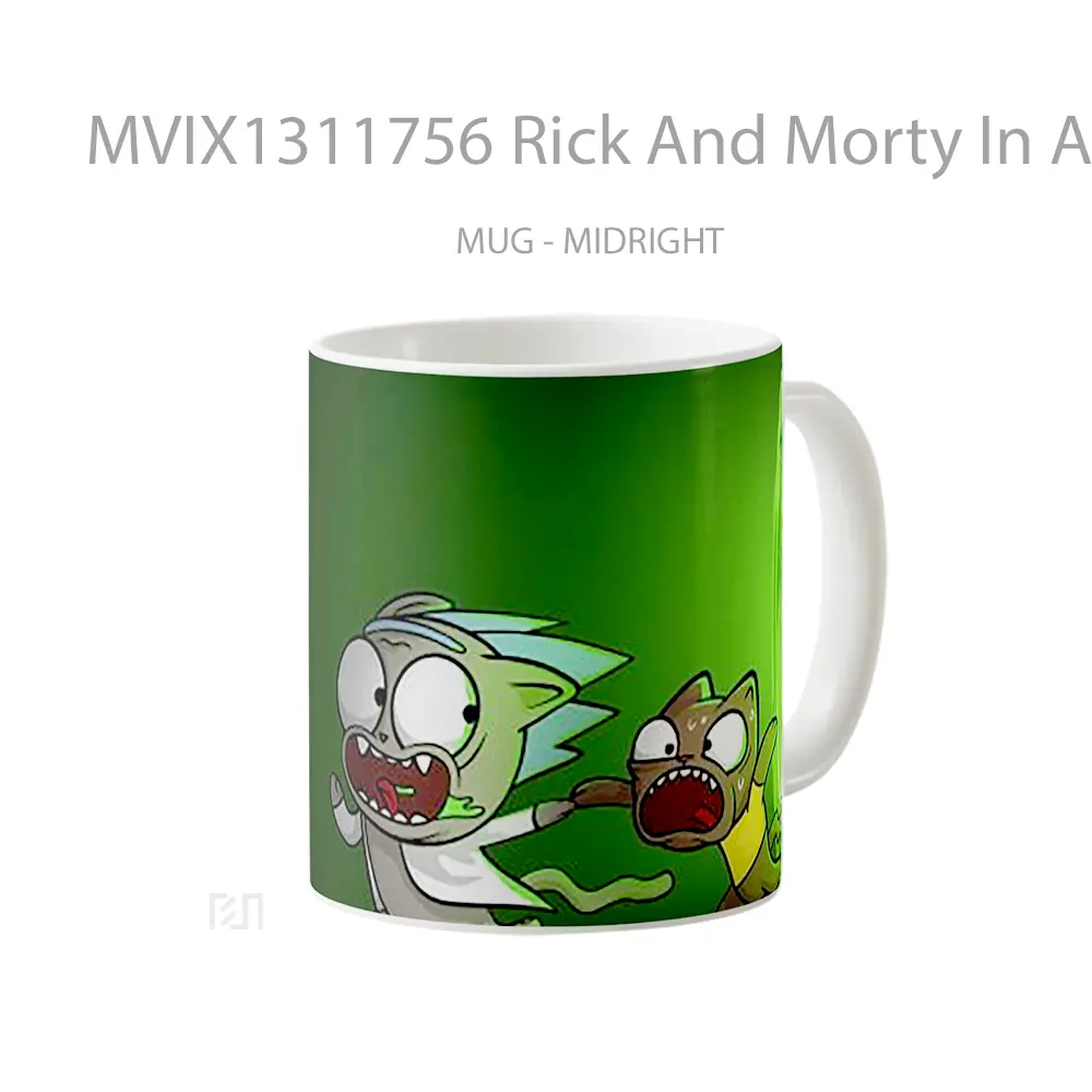 Mug Rick And Morty In Another Dimension Gelas Kartun - All-side / Desain