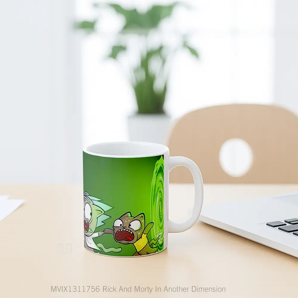 Mug Rick And Morty In Another Dimension Gelas Kartun - All-side / Desain