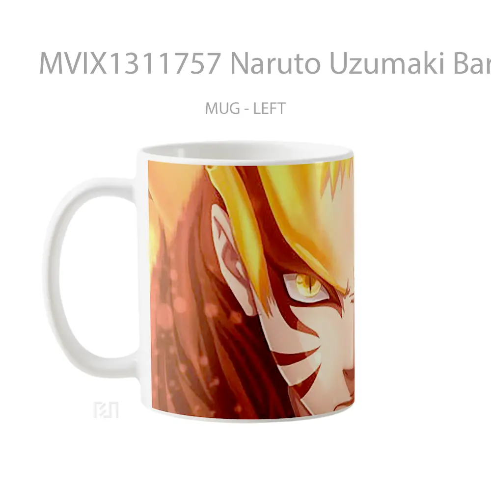 Mug Naruto Uzumaki Baryon Mode Cangkir Anime - All-side / Desain