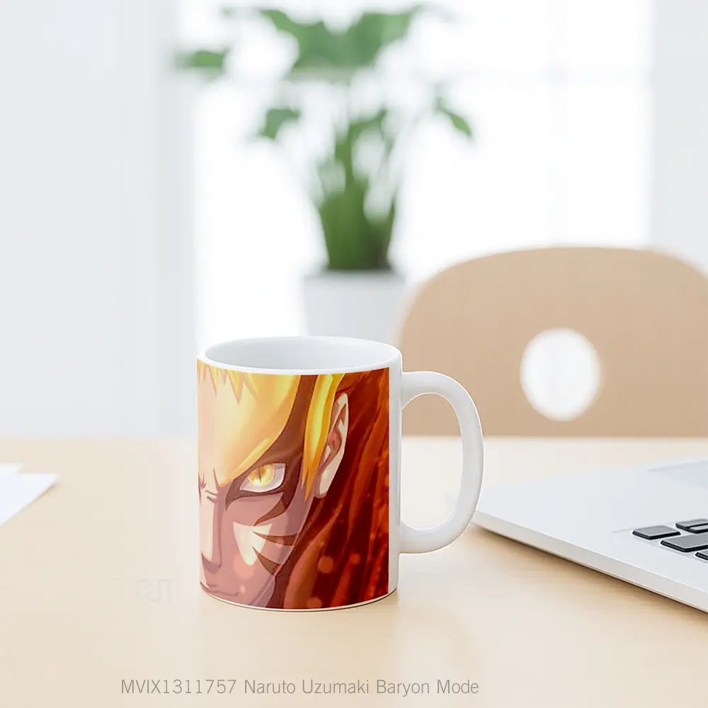 Mug Naruto Uzumaki Baryon Mode Cangkir Anime - All-side / Desain