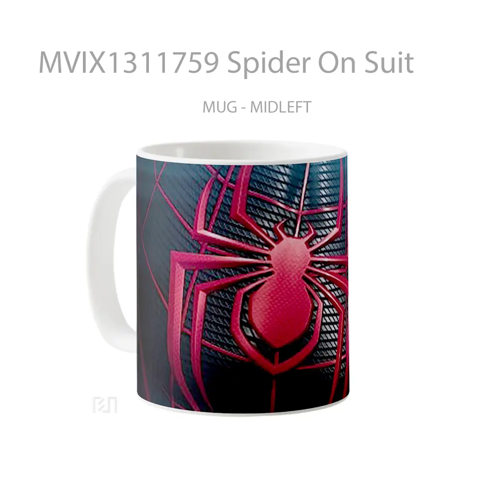 Mug Spider On Suit Gelas Keramik Unik - All-side / Desain