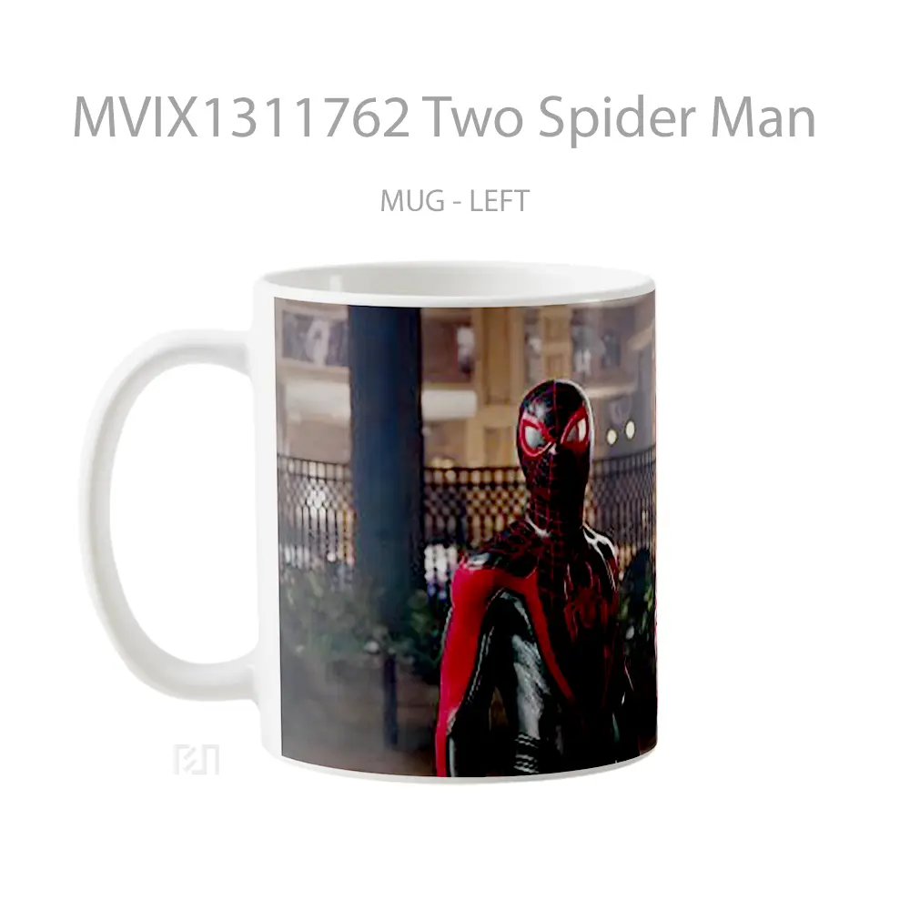 Mug Two Spider Man Gelas Superhero - All-side / Desain