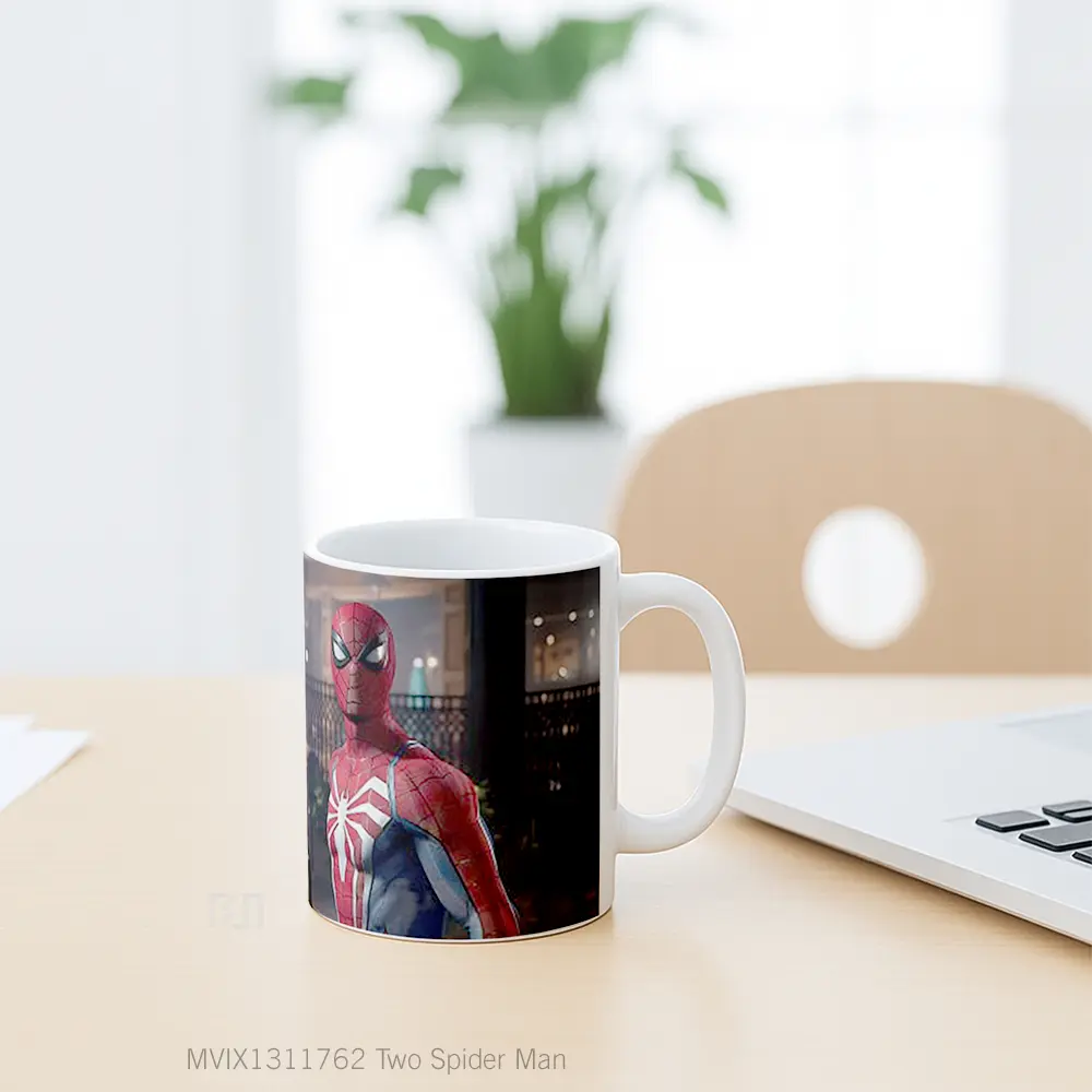 Mug Two Spider Man Gelas Superhero - All-side / Desain