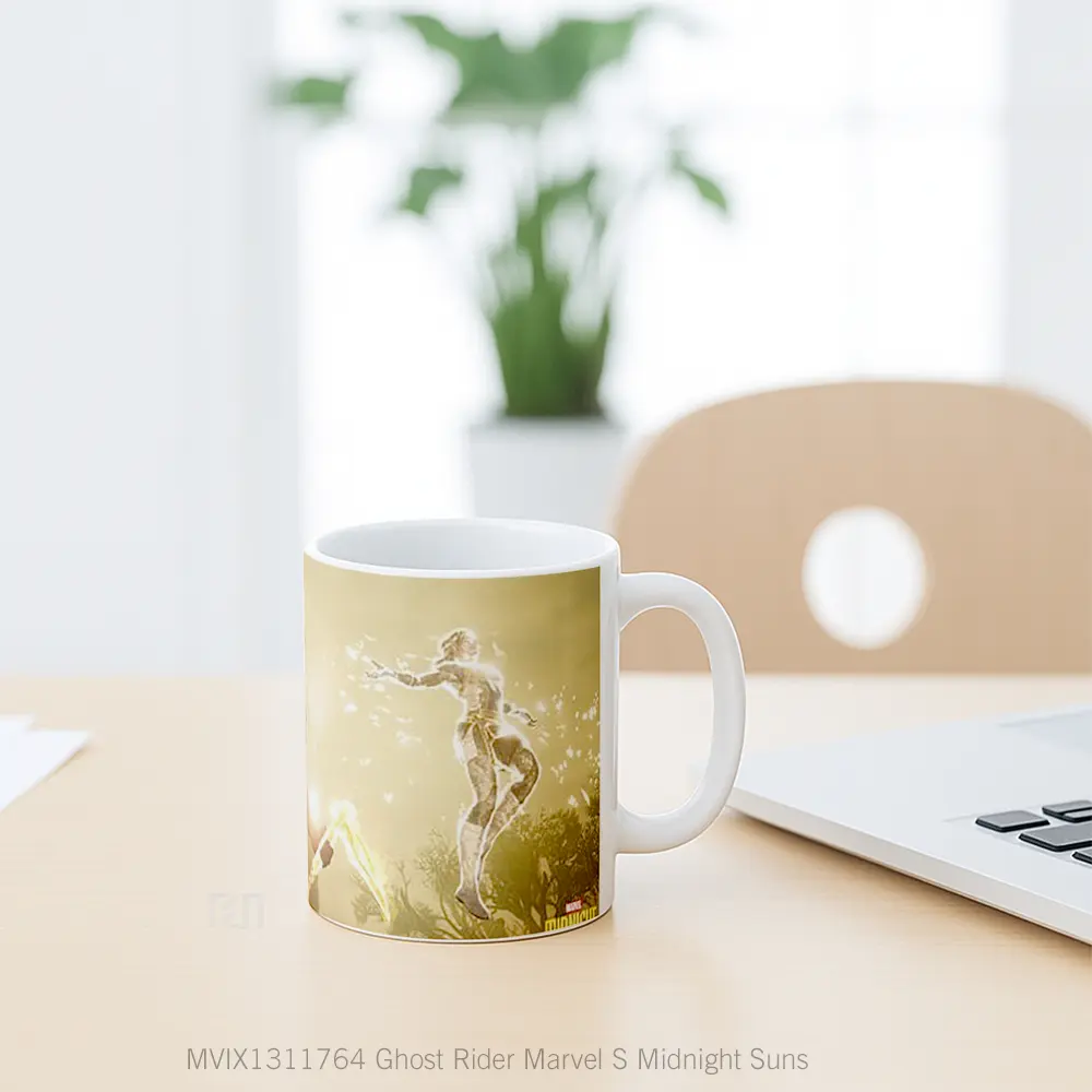 Mug Ghost Rider Marvel S Midnight Suns Gelas Superhero - All-side / Desain